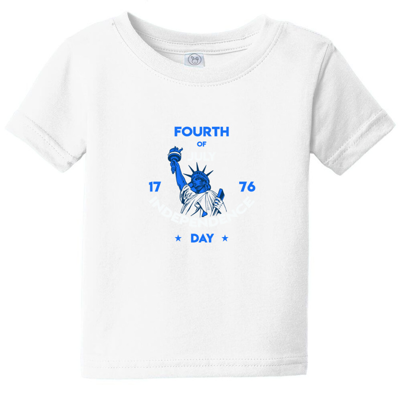 Liberty Enlightening The World Fourth Of July 1776 Independence Day Baby Tee | Artistshot