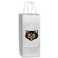 Slap You So Hard, Robbie, Halloween,nying, Black Cats Wine Paper Bag - 5 1/2 X 3 1/4 X 13 | Artistshot