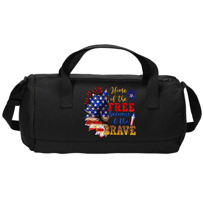 Home Of The Free Because Of The Brave Duffel Bag | Artistshot