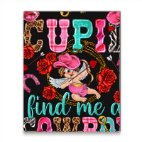 Cupid Find Me A Cowboy Metal Print Vertical | Artistshot