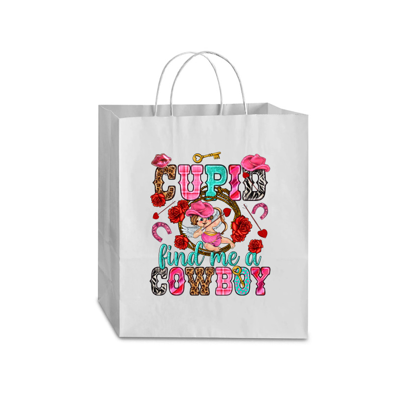 Cupid Find Me A Cowboy Traveler Paper Bag -13 X 6 X 15 3/4 | Artistshot