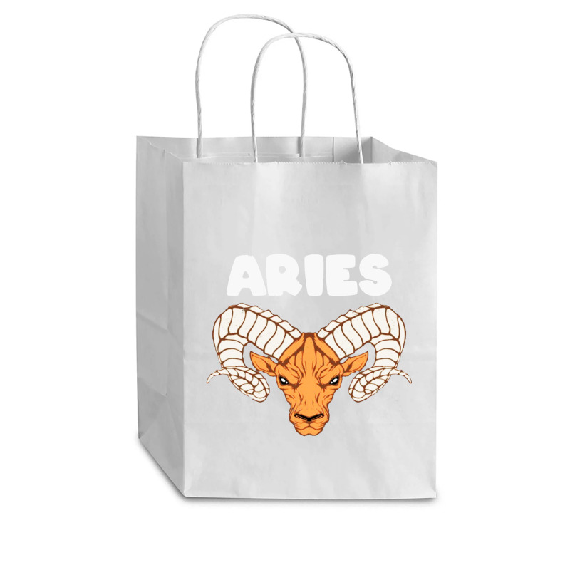 Aries Ram Zodiac Cub Paper Bag - 8 X 4 1/2 X 10 1/4 | Artistshot