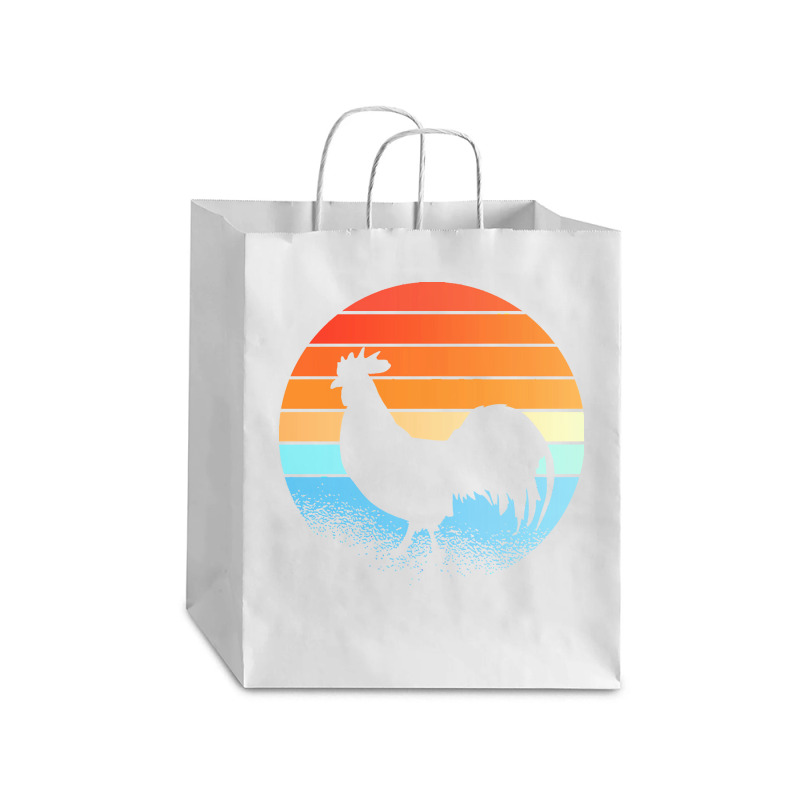 Sunset Rooster T  Shirt Sunset Rooster Gift Ideas T  Shirt Debie Paper Bag - 10 X 5 X 13 | Artistshot