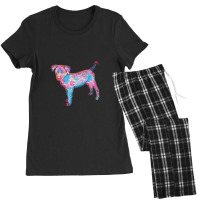 A Cute Black Mixed Breed Pupp Women's Pajamas Set | Artistshot