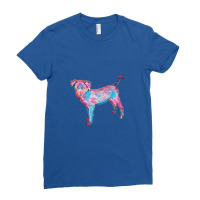 A Cute Black Mixed Breed Pupp Ladies Fitted T-shirt | Artistshot