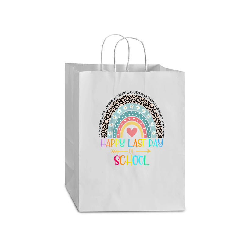 Happy Last Day Of School Teacher Student Graduation Rainbow 357 Mart Paper Bag -13 X 7 X 17 | Artistshot