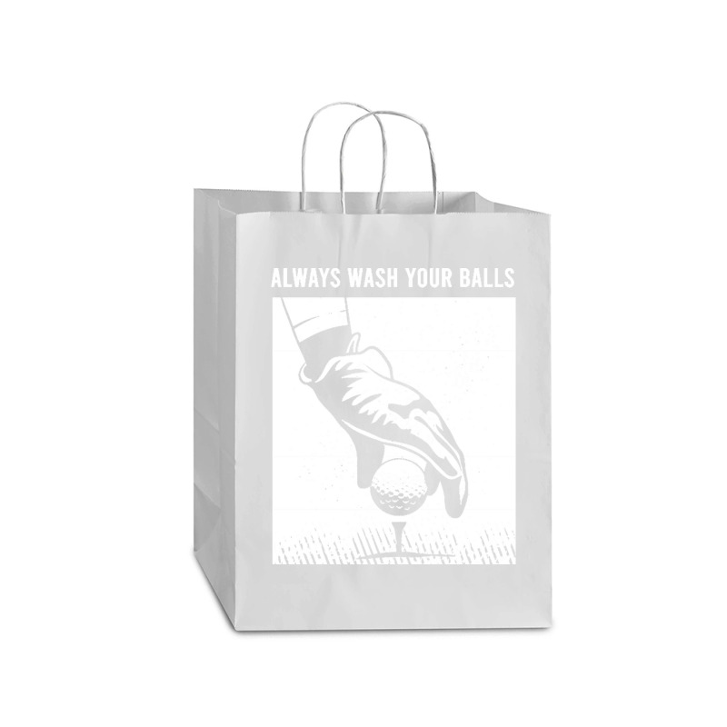 Golf Player T  Shirt Funny Golf Clothing For A Golf Player Mart Paper Bag -13 X 7 X 17 | Artistshot