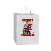 Santa Trump Spanking Joe Biden Fun Mart Paper Bag -13 X 7 X 17 By ...