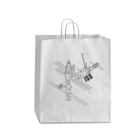 Astronaut  Space Station Iss Queen Paper Bag - 16 X 6 X 19 1/4 | Artistshot