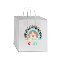 Happy Last Day Of School Teacher Student Graduation Rainbow 357 Star Paper Bag - 13 X 7 X 13 | Artistshot