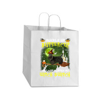 Scottish Terrier Buckle Up Buttercup You Just Flipped My Witch Switch Take Out Paper Bag - 14 X 10 X 15 1/2 | Artistshot