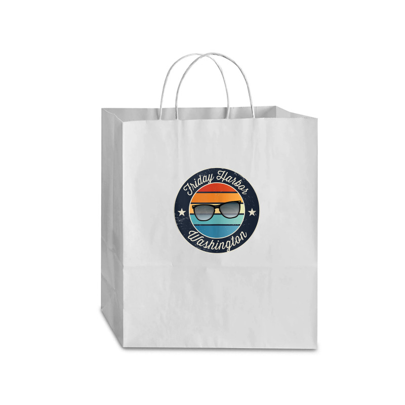 Friday Harbor Washington Souvenir Graphic Tank Top Traveler Paper Bag -13 X 6 X 15 3/4 | Artistshot