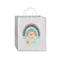 Happy Last Day Of School Teacher Student Graduation Rainbow 357 Traveler Paper Bag -13 X 6 X 15 3/4 | Artistshot