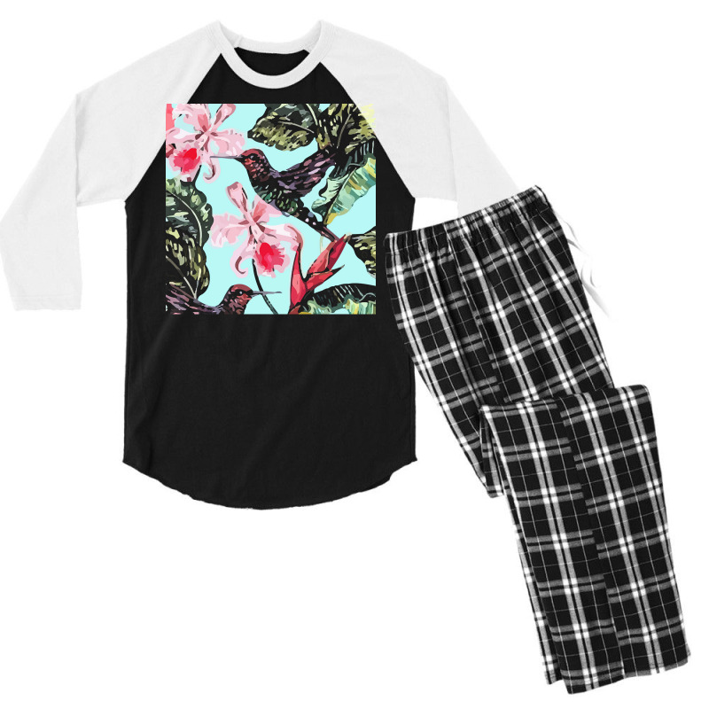 Tropical T  Shirt Tropical Fascinating Unfold T  Shirt Men's 3/4 Sleeve Pajama Set by cocksfootarmpit | Artistshot