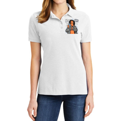 Cool Grey 11, Money Burn Ladies Polo Shirt Designed By Sport Station