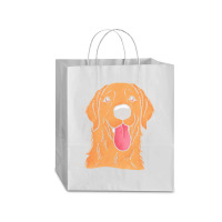 Golden Retriever T Shirt Happy Golden Traveler Paper Bag -13 X 6 X 15 3/4 | Artistshot