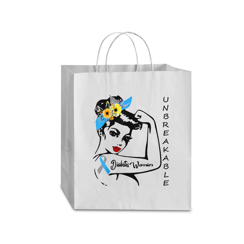 Diabetes Warrior Awareness Diabetic Traveler Paper Bag -13 x 6 x 15 3/4 by yuyurumpung | Artistshot