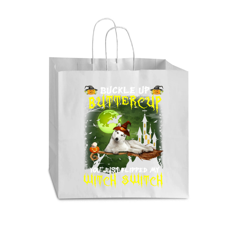 Siberian Husky Buckle Up Buttercup You Just Flipped My Witch Switch Vogue Paper Bag - 16 X 6 X 12 | Artistshot