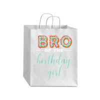 Bro Of The Birthday Girl  Family Donut Birthday T Shirt Debie Paper Bag - 10 X 5 X 13 | Artistshot