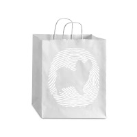 Papillon T  Shirt Papillon D N A Fingerprint Dog Papillon T  Shirt Debie Paper Bag - 10 X 5 X 13 | Artistshot