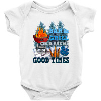 Bar And Grill Cold Brews And Good Times Baby Bodysuit | Artistshot