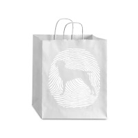 Danish T  Shirt Old Danish Pointer D N A Fingerprint Dog Old Danish Po Debie Paper Bag - 10 X 5 X 13 | Artistshot