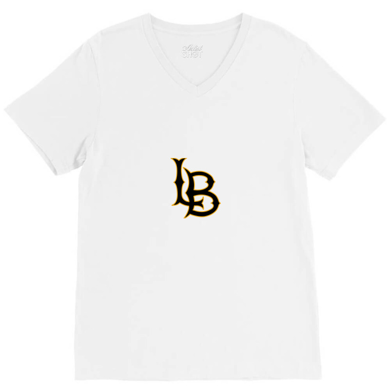 Long Beach State Athletics V-Neck Tee by tonyleo | Artistshot