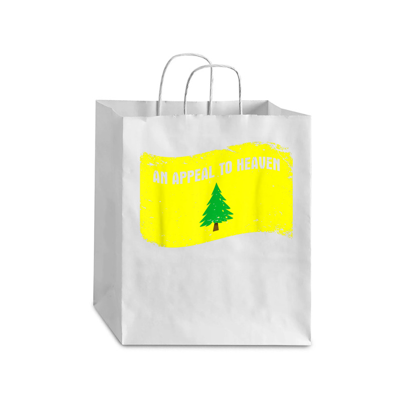 An Appeal To Heaven  Founding Fathers Pine Tree Flag T Shirt Debie Paper Bag - 10 X 5 X 13 | Artistshot