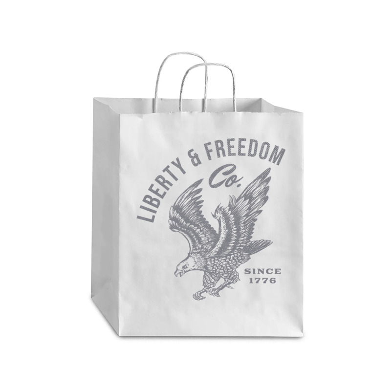 Patriotic Bald Eagle For 4th Of July Premium T Shirt Debie Paper Bag - 10 X 5 X 13 | Artistshot