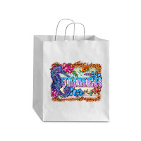 Seahorse Summer Debie Paper Bag - 10 X 5 X 13 | Artistshot