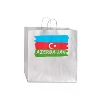 Azerbaijan T Shirt Jumbo Paper Bag - 18 X 7 X 18 3/4 | Artistshot