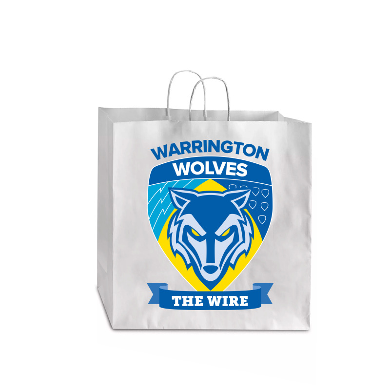 The-warrington-wolves-pen Jumbo Paper Bag - 18 X 7 X 18 3/4 | Artistshot