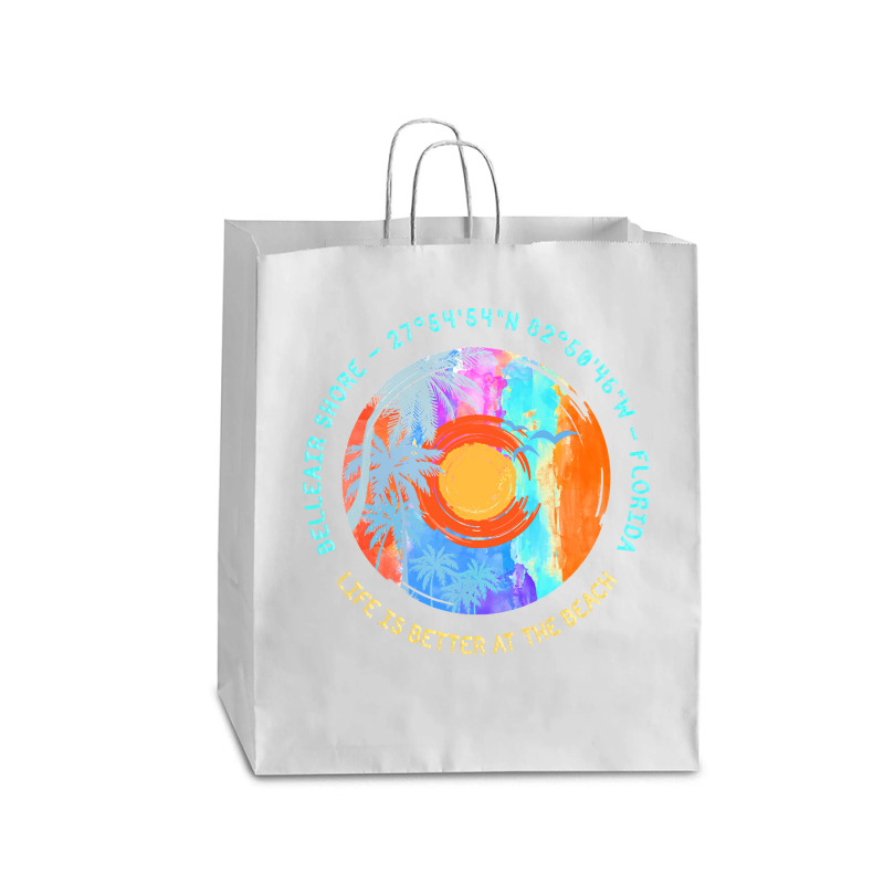 Belleair Shore T  Shirt Belleair Shore, Pinellas County, Florida T  Sh Queen Paper Bag - 16 X 6 X 19 1/4 | Artistshot