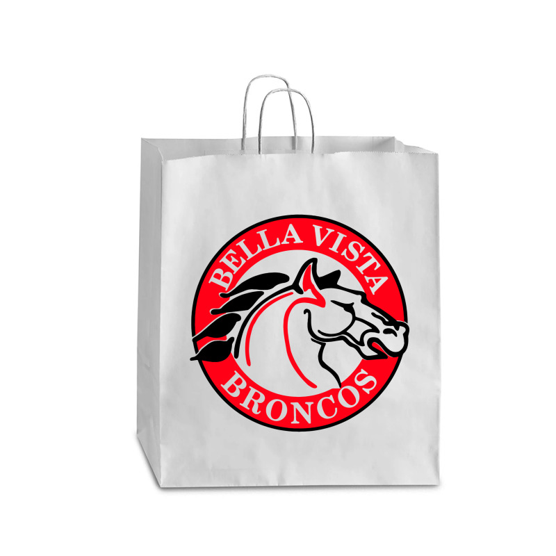 Bella Vista Private School,bella Vista Broncos Queen Paper Bag - 16 X 6 X 19 1/4 | Artistshot