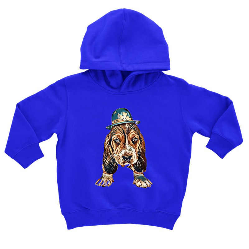 A Cute Little Basset Hound Br Toddler Hoodie by Kemnabi | Artistshot