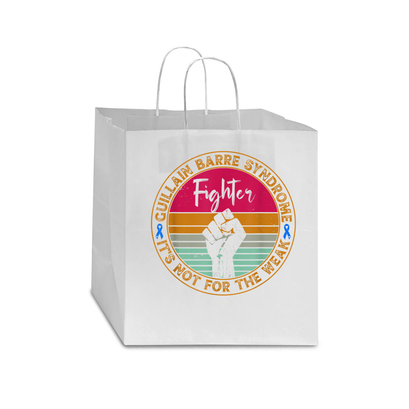 Guillain Barre Syndrome Awareness Fighter Warrior Men Women T Shirt Star Paper Bag - 13 X 7 X 13 | Artistshot