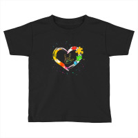 Autism Awareness Special Ed Teacher Asl Sign Language Puzzle T Shirt Toddler T-shirt | Artistshot