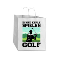 Golf Funny Sport Take Out Paper Bag - 14 X 10 X 15 1/2 | Artistshot