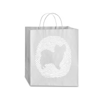 Papillon T  Shirt Papillon D N A Fingerprint Dog Papillon T  Shirt Traveler Paper Bag -13 X 6 X 15 3/4 | Artistshot