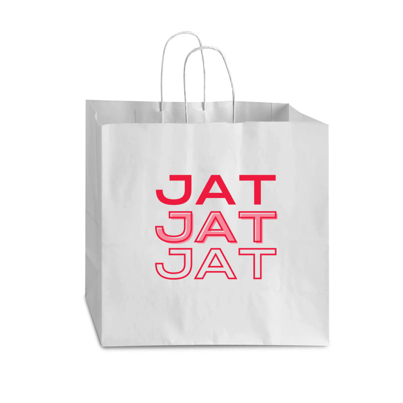 Jat Design T-shirt Vogue Paper Bag - 16 X 6 X 12 | Artistshot