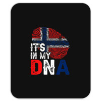 It's In My Dna Norway Flag Fingerprint Patriotic Premium Mousepad | Artistshot