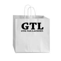 Gtl Gym Tan Laundry   Funny Gifts For New Jersey Nj Shore Tank Top Vogue Paper Bag - 16 X 6 X 12 | Artistshot