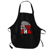 It's In My Dna Poland Flag Fingerprint Patriotic Premium Medium-length Apron | Artistshot