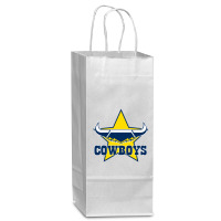 The-north-queensland-cowboys-pen Wine Paper Bag - 5 1/2 X 3 1/4 X 13 | Artistshot