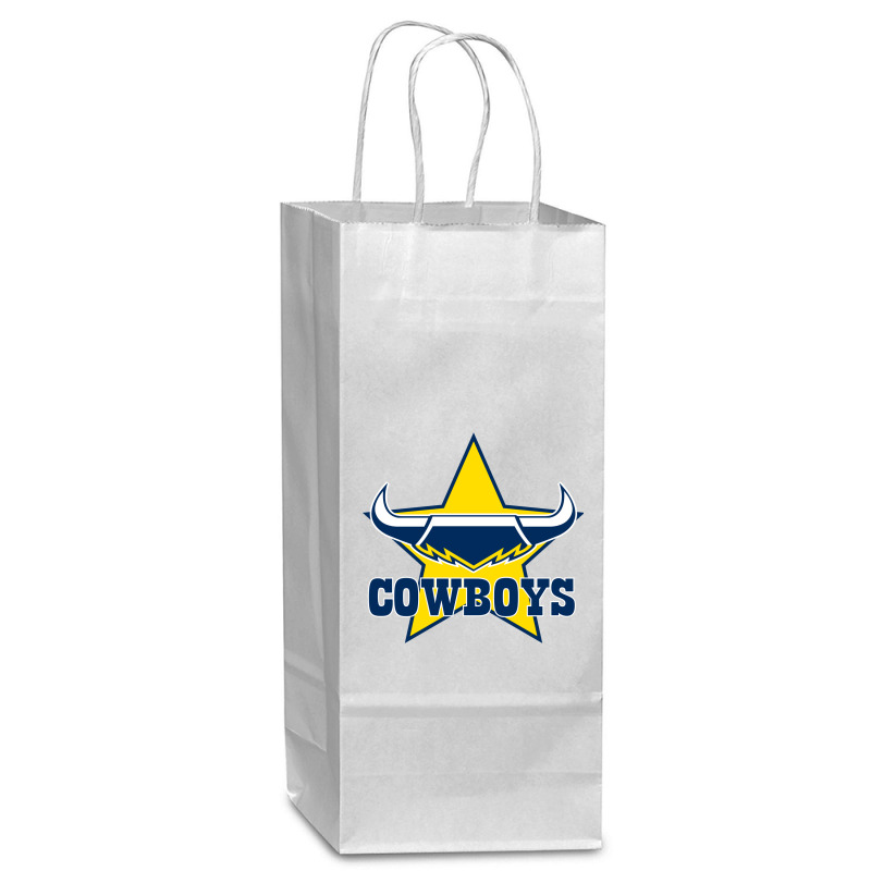 The-north-queensland-cowboys-pen Wine Paper Bag - 5 1/2 X 3 1/4 X 13 | Artistshot