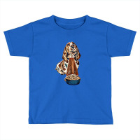 Cute Basset Hound Dog Licking Toddler T-shirt | Artistshot