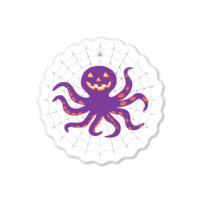 Funny Pumpkin Octopus Gift  Halloween Octopus Shir Sticker | Artistshot