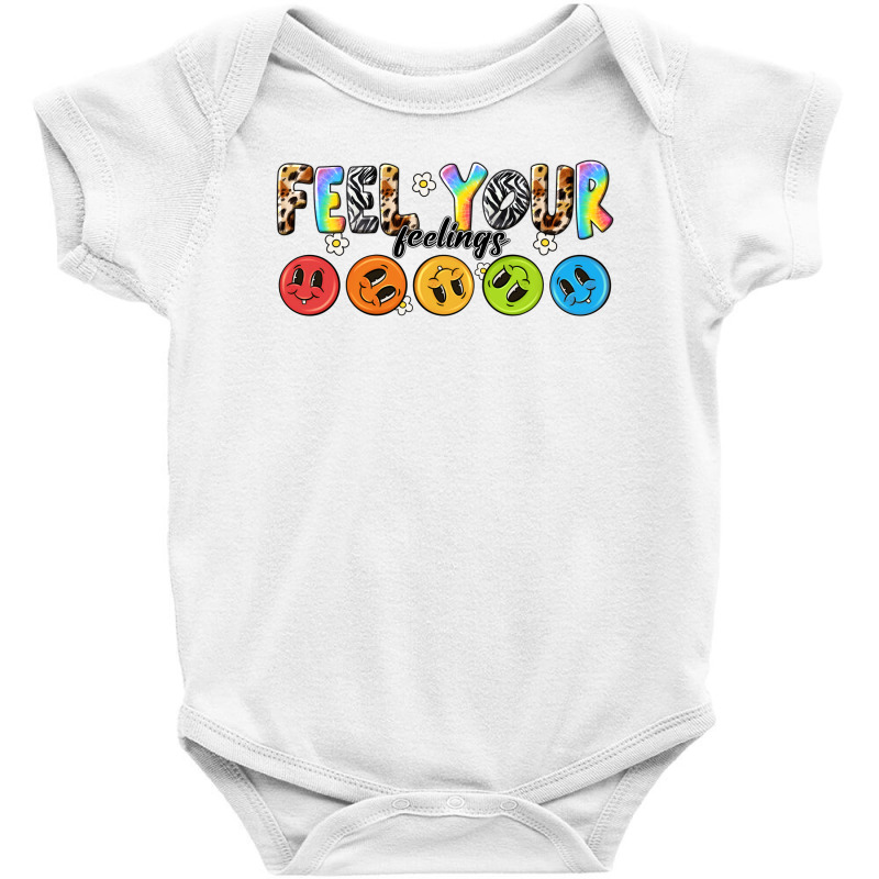 Feel Your Feelings Baby Bodysuit by NancyCooperArtShop | Artistshot