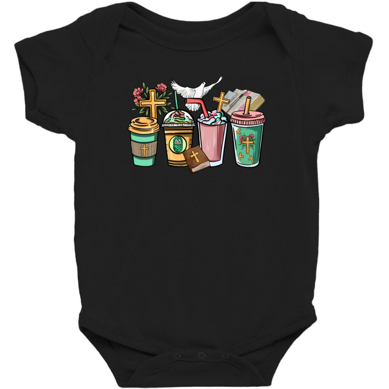 Faith Coffee Cups Baby Bodysuit by NancyCooperArtShop | Artistshot