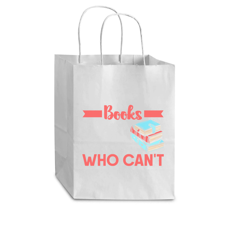 Reading T  Shirt The Man Who Does Not Read Books T  Shirt (1) Cub Paper Bag - 8 X 4 1/2 X 10 1/4 | Artistshot